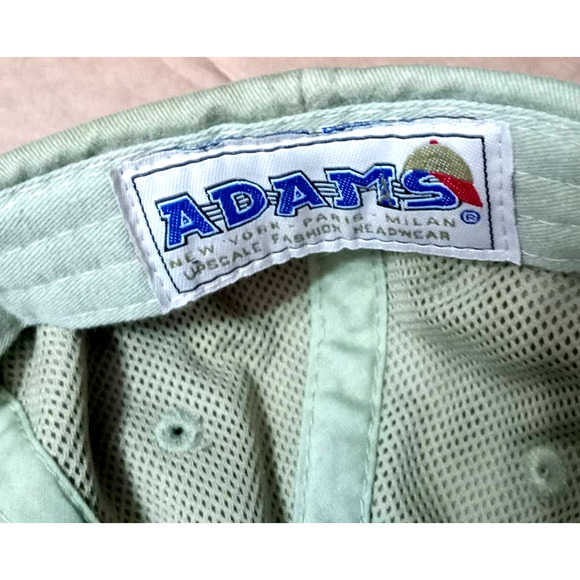 Adams, Horsemen's green cap/hat adjustable strap - Picture 4 of 5